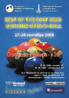   "Best of the East 2008 Ukraine Open 9-Ball"